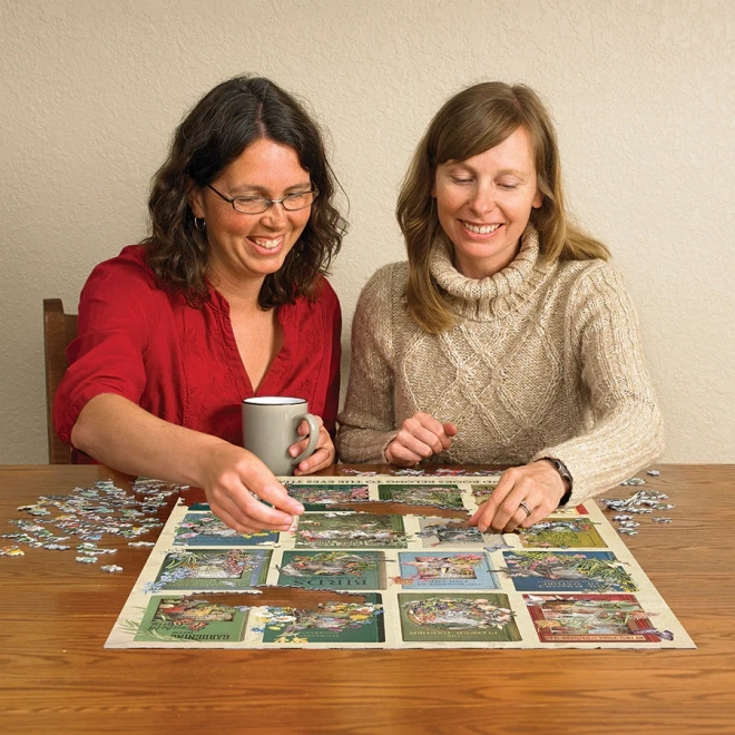 COBBLE HILL Puzzle Natura w książkach 1000 elementów