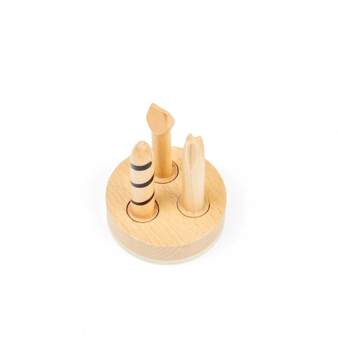 Bigjigs Toys Drewniana wiertarka