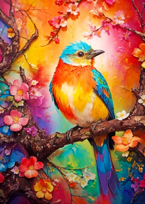 ENJOY puzzle kolorowy ptaszek 1000 elementów