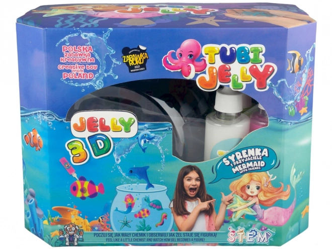 Zestaw zabawowy Tubi Jelly z dużym akwarium Syrenka