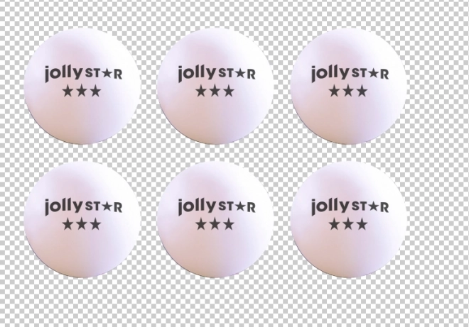 Piłeczki pingpongowe 40 mm JollyStar, 6 szt.