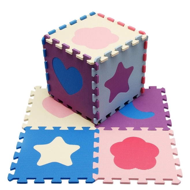 Piankowe puzzle kształty 9 szt.