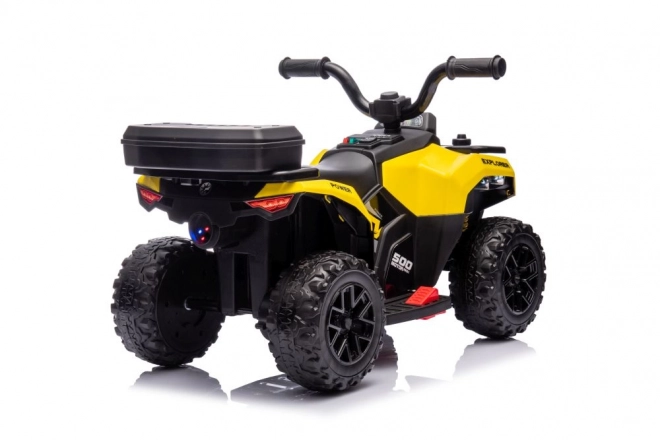 Dziecięca czterokołowiec na baterie GTS1155 - żółta