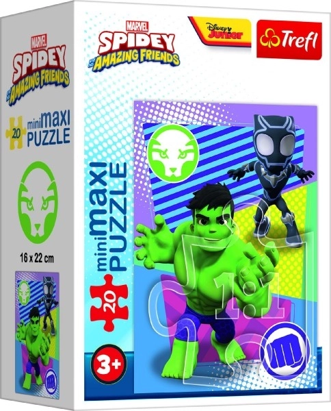 Minipuzzle Spidey i jego niesamowici przyjaciele