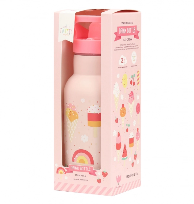 A Little Lovely Company Butelka na napoje ze stali nierdzewnej 500 ml
