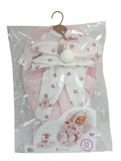 Llorens M635-86 ubranko dla lalki niemowlęcia NOWO NARODZONEJ rozmiar 35-36 cm