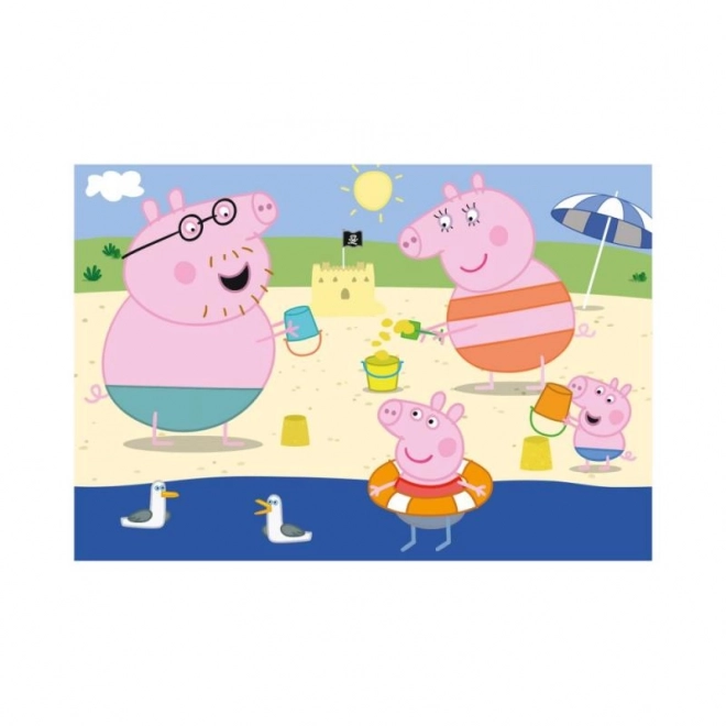 Peppa Pig: Na wakacjach puzzle