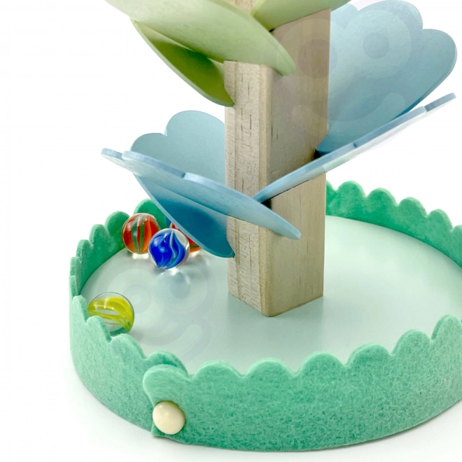 Drewniana kulodrom Duha Montessori WOOPIE GREEN