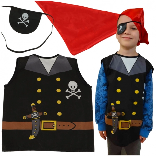 Kostium pirata dla dzieci 3-8 lat