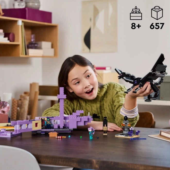 LEGO Minecraft 21264 Smok Endu i statek Endu