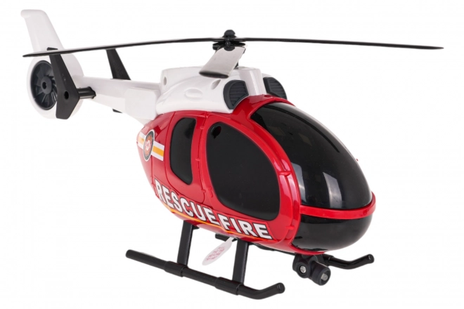 Zestaw helikopter + wóz strażacki