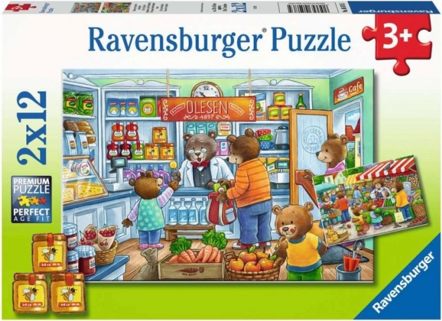 puzzle 2×12 elementów w supermarkecie