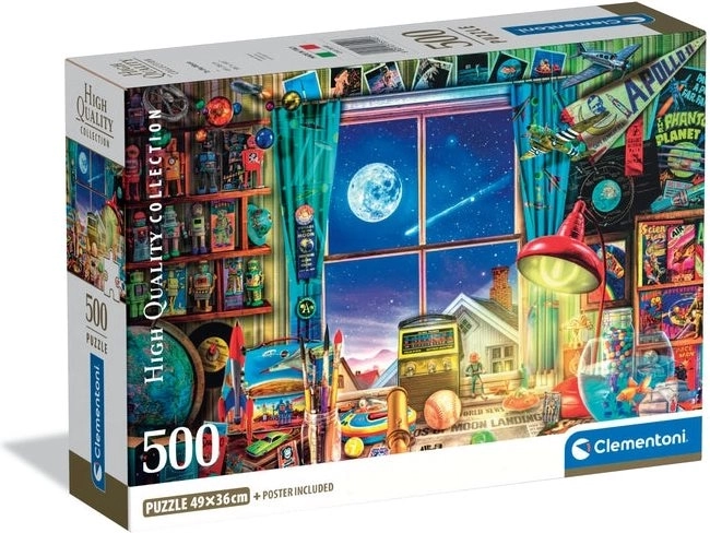 Clementoni puzzle podróż na Księżyc 500 elementów