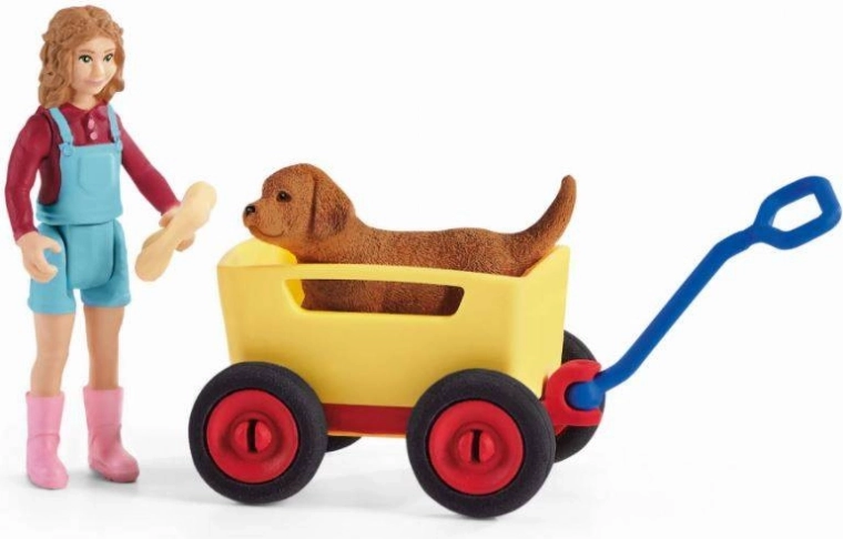 Wózek do ciągnięcia z działającymi kółkami