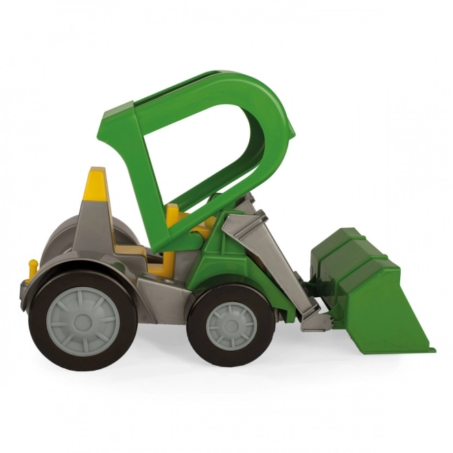 Traktor z ładowarką i przyczepą Wader
