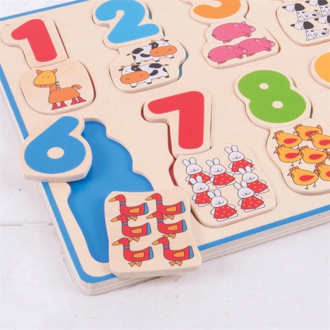 Licząca układanka Bigjigs Toys