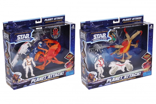 Star Troopers bitwa z robakami i pojazdy desantowe
