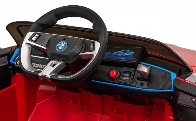 Samochód dziecięcy na baterię BMW i4 – Czerwony