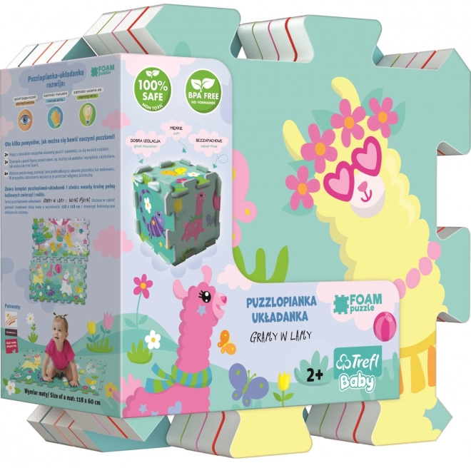 TREFL Piankowe puzzle Wesołe lamy