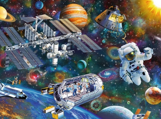 Ravensburger puzzle kosmiczna eksploracja XXL, 200 elementów