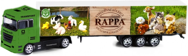 Auto ciężarowe ekskluzywny plusz – metalowy model 1:87 z przyczepą