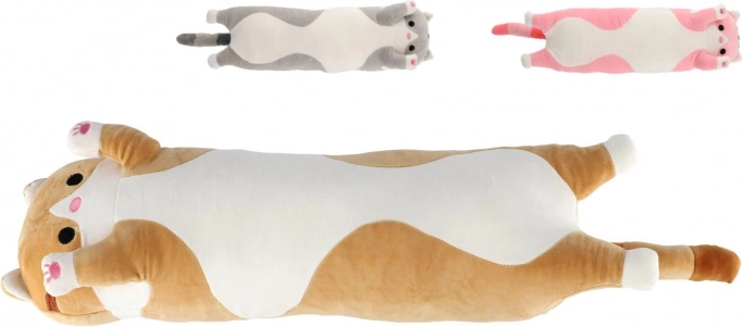 Pluszowy leżący kotek 65 cm