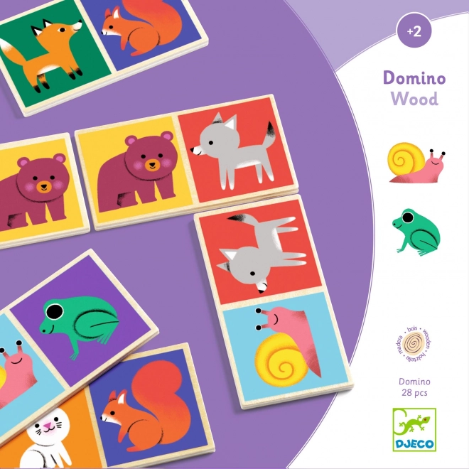 Domino Zwierzątka Leśne DJECO