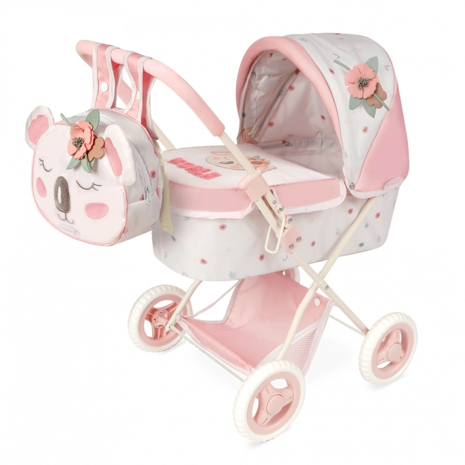 DeCuevas 85079 Składany wózek dla lalek z plecakiem KOALA 2024 - 60 cm