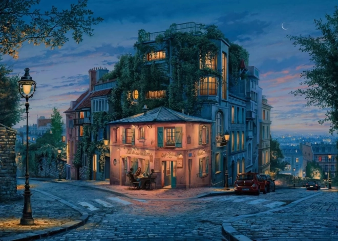 Puzzle La Maison Rose – różowy dom 1000 elementów