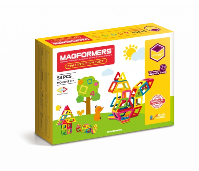 Moje pierwsze MAGFORMERS – magnetyczna układanka 54 elementy