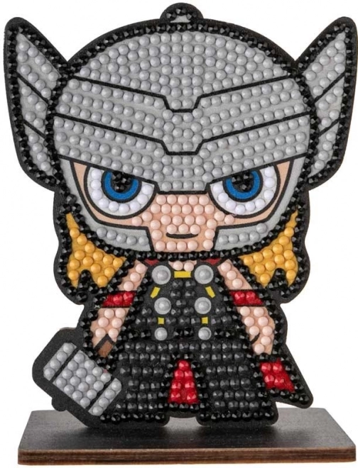 diamentowe malowanie crystal art buddies – thor (marvel avengers)