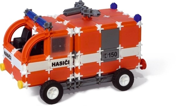 Zestaw SEVA TRANSPORT Strażacy plastik 545 elementów w pudełku 35x33x5cm