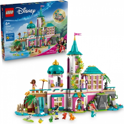 LEGO Disney zamek księżniczek i królewskie zwierzątka