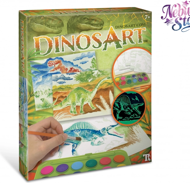 Nebulous Stars Dinozaury Magiczny akwarel