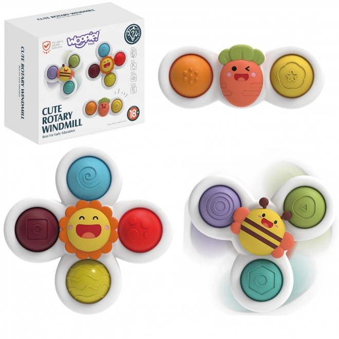 Zabawka dla dzieci WOOPIE 3w1 Spinner