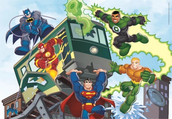 Puzzle DC Super Friends 4w1 dla dzieci