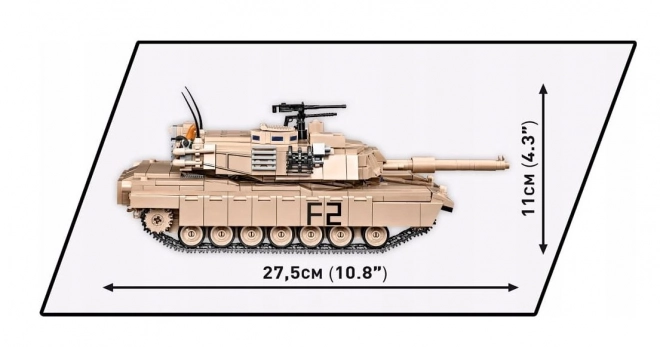 COBI 2622 Siły Zbrojne Abrams M1A2, 1:35, 982 k, 1 f