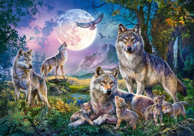 Puzzle Wilki 1500 elementów SCHMIDT