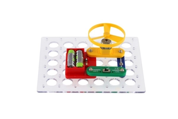 Tajemnice elektroniki 80 eksperymentów mini na baterie w pudełku 24x18x4cm od 6 lat