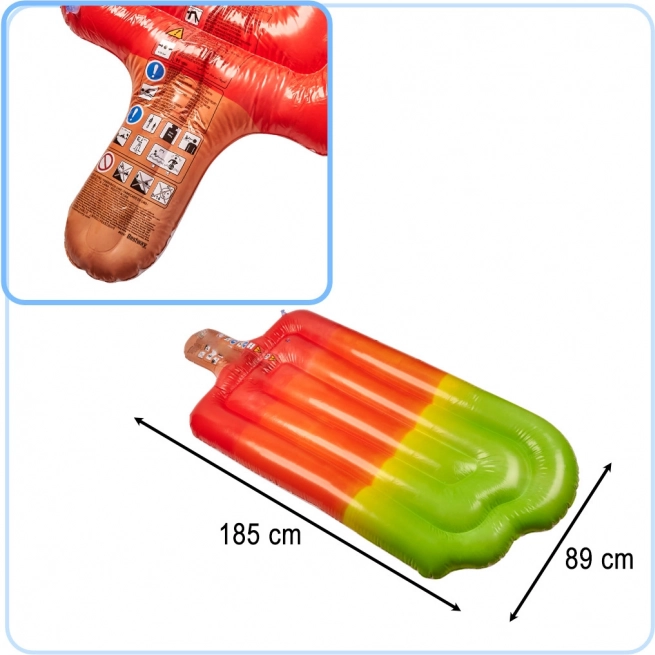 BESTWAY dmuchany materac w kształcie loda na patyku 185 × 89 cm, nośność 90 kg