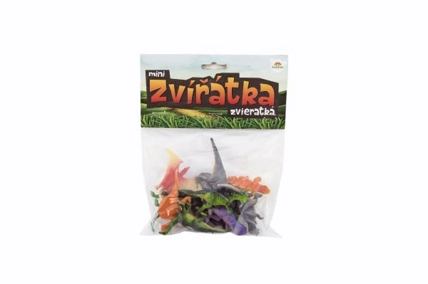 Mini dinozaury – plastikowe figurki 6-7 cm, 12 szt.