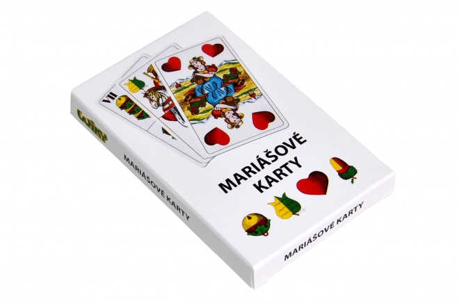 Karty Mariáš w papierowym pudełku