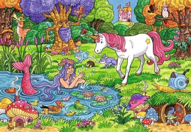 Puzzle Ravensburger Magiczny Las 2x24 elementy