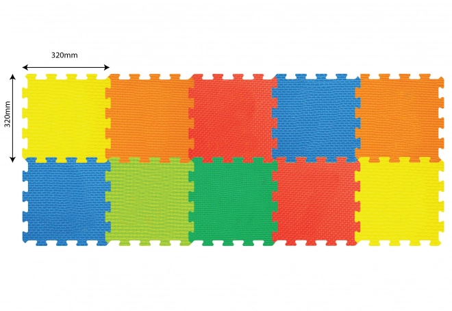 Miękkie piankowe puzzle na podłogę 10 szt.