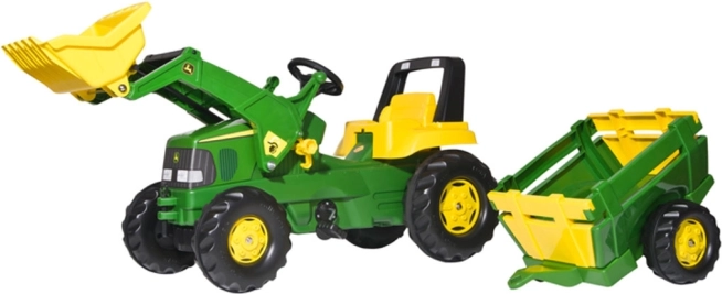 Traktor na pedały John Deere z przyczepą Rolly Toys