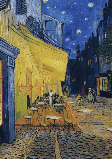 Puzzle Art Collection – nocna kawiarniana terasa 1000 elementów