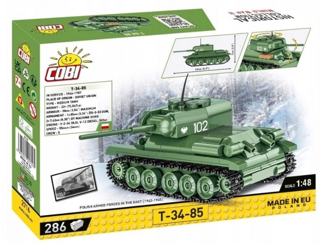 Klocki T-34-85 II Wojna Światowa