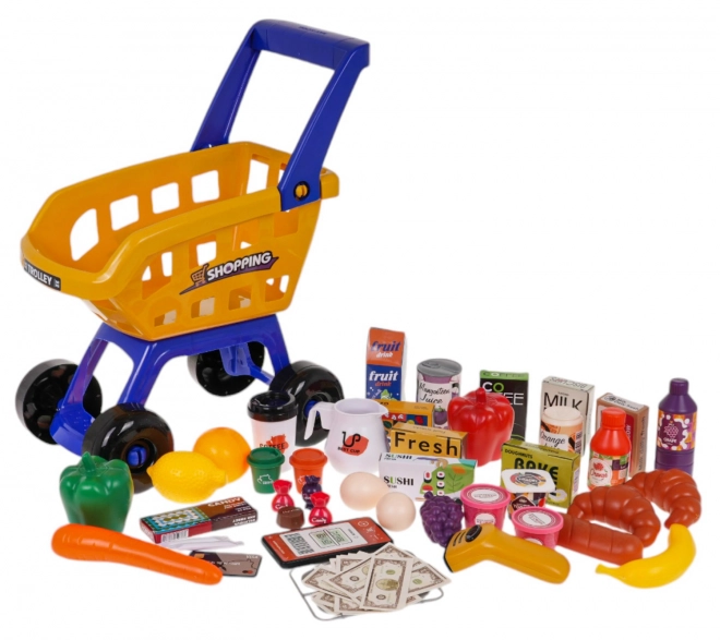MEGA Supermarket z koszykiem + akcesoria