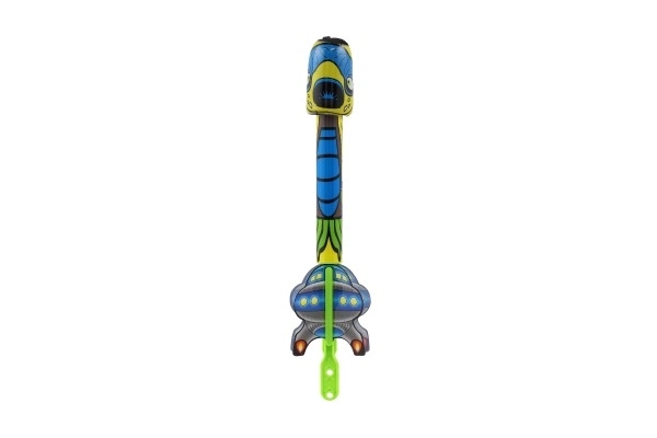 Strzałka wystrzałowa z dźwiękiem plastik 25cm 4 kolory na karcie 13x31,5x4cm