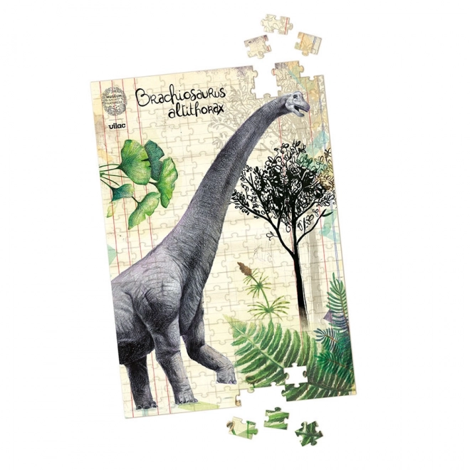 Vilac zestaw trzech puzzli z dinozaurami
